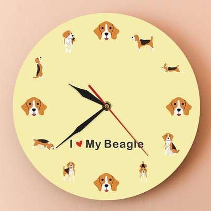 Orologio da parete Beagle cani