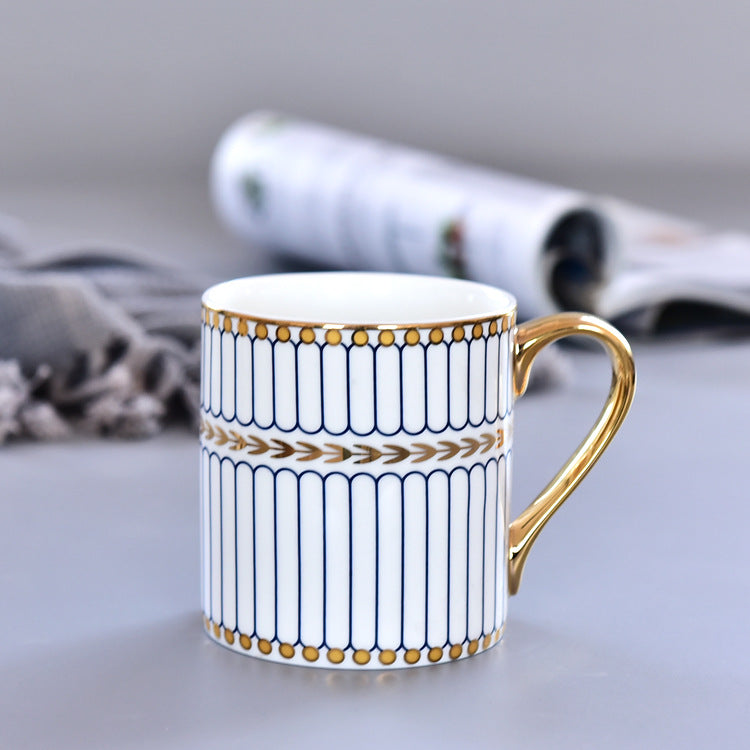 Tazza bone china con cucchiaio
