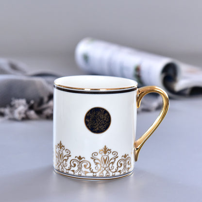 Tazza bone china con cucchiaio