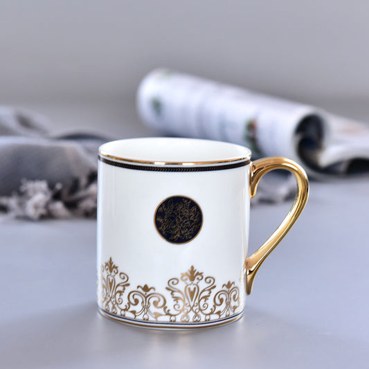 Tazza bone china con cucchiaio