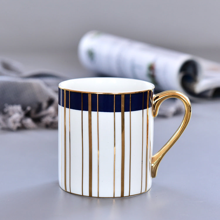 Tazza bone china con cucchiaio