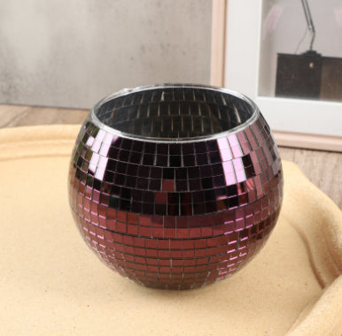 Portacandela disco retrò