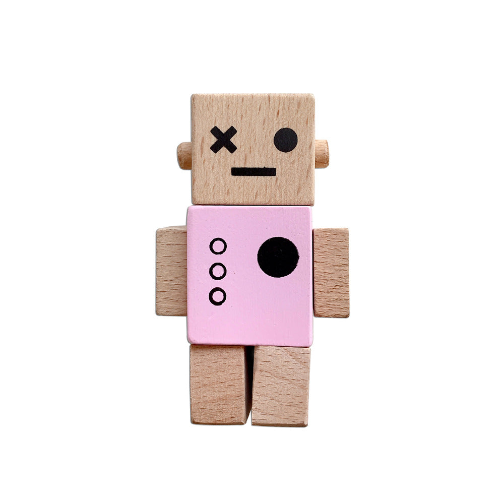 Robot di legno mobile