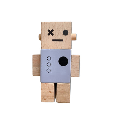Robot di legno mobile