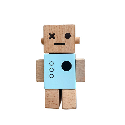 Robot di legno mobile