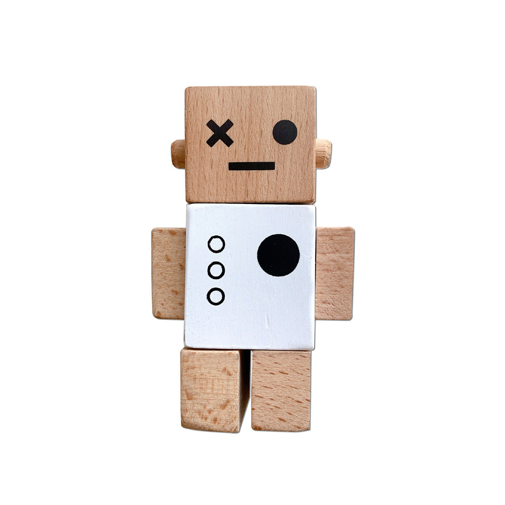 Robot di legno mobile