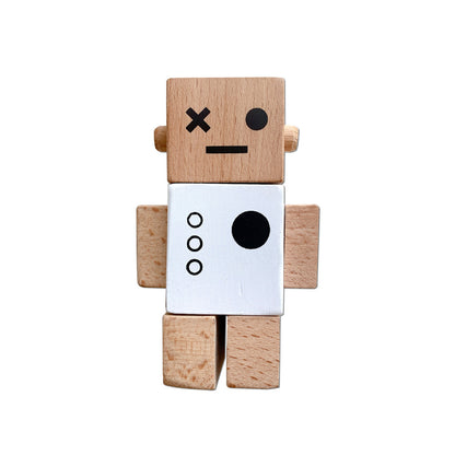 Robot di legno mobile