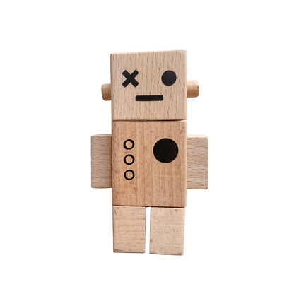 Robot di legno mobile
