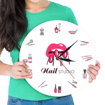 Orologio da parete Nail studio