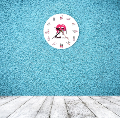 Orologio da parete Nail studio