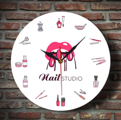 Orologio da parete Nail studio