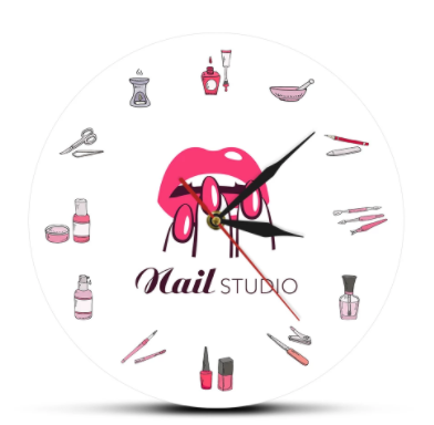 Orologio da parete Nail studio