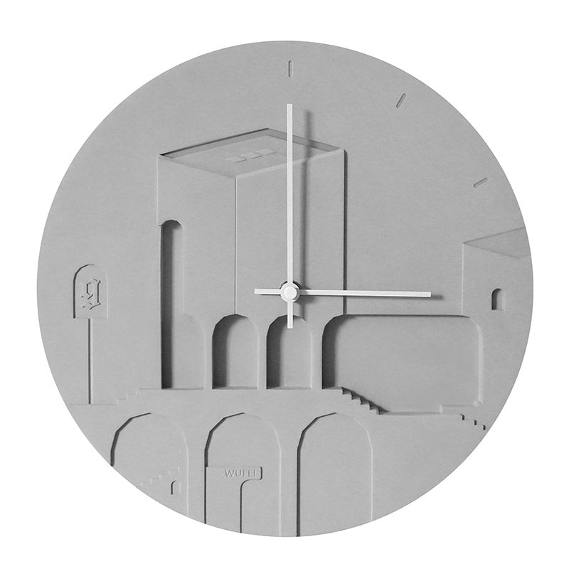 Orologio da parete Architettura blu