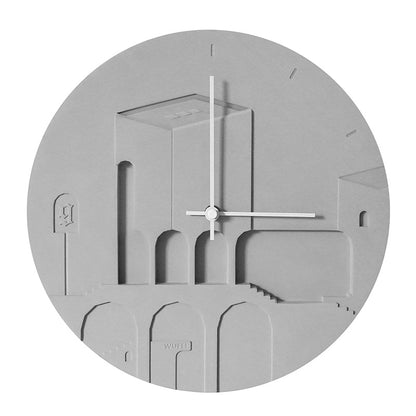 Orologio da parete Architettura blu