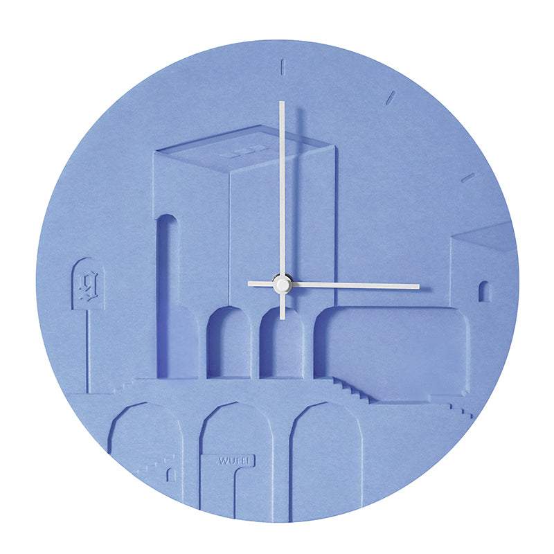 Orologio da parete Architettura blu