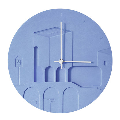 Orologio da parete Architettura blu