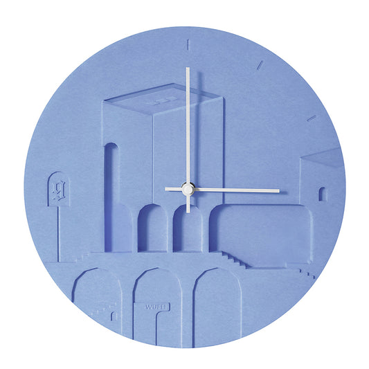 Orologio da parete Architettura blu