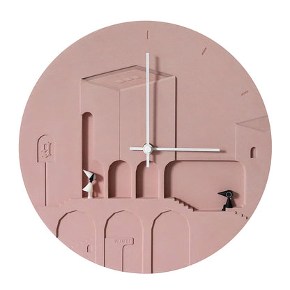 Orologio da parete Architettura blu