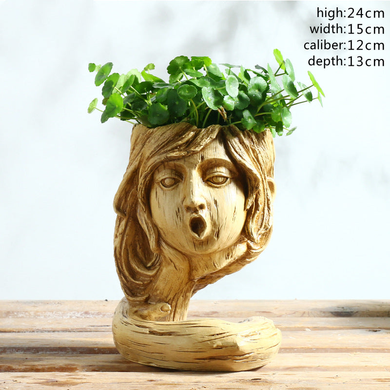 Vaso con figura umoristica