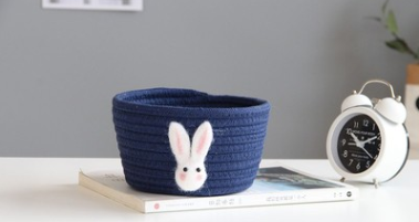 Cesto in cotone intrecciato
