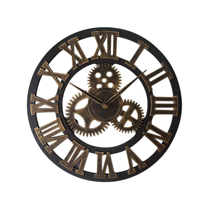 Orologio da parete Steampunk bronzo