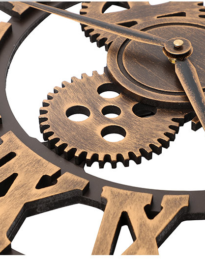 Orologio da parete Steampunk bronzo