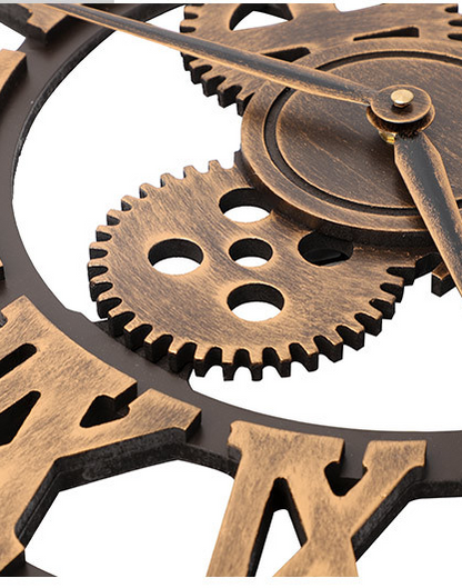 Orologio da parete Steampunk bronzo