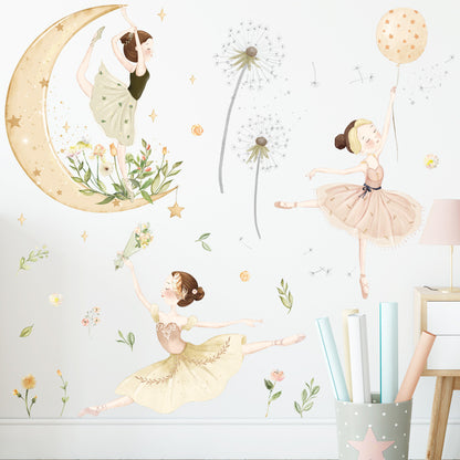 Adesivo Luna e Stelle