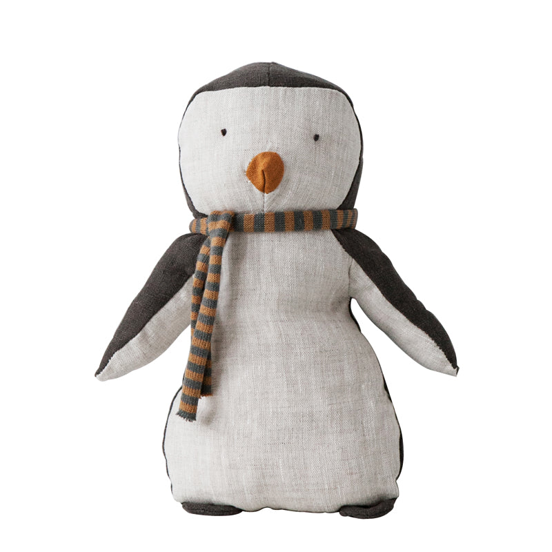 Bambola Pinguino in Lino
