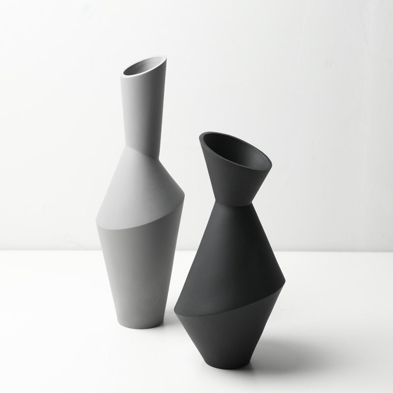Vaso geometrico ceramica