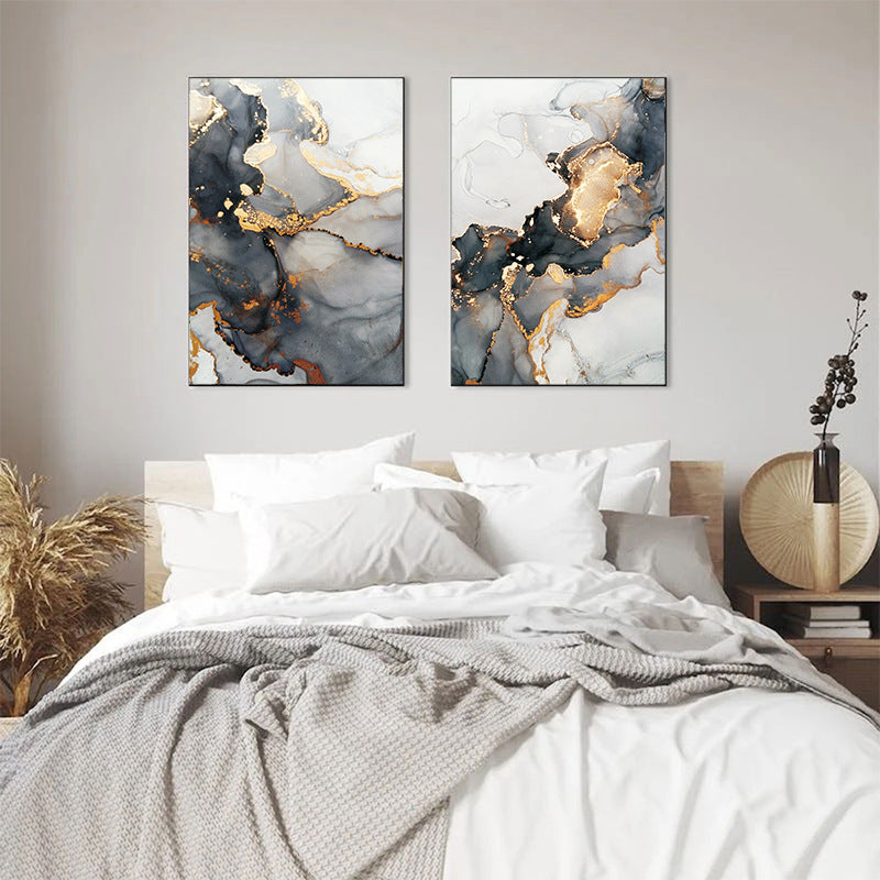 Poster astratto nero-oro