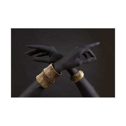 Poster Bracciale nero e oro