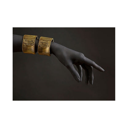 Poster Bracciale nero e oro