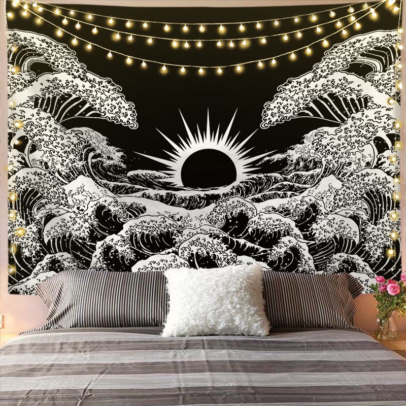 Tappeto mandala sole e luna