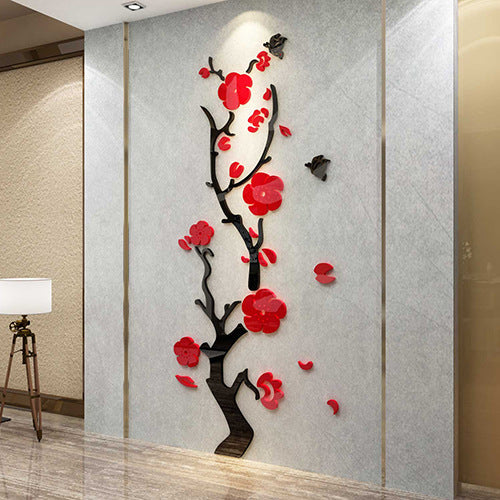 Adesivo murale Fiori di prugna