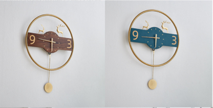 Orologio da parete Gufo arancione