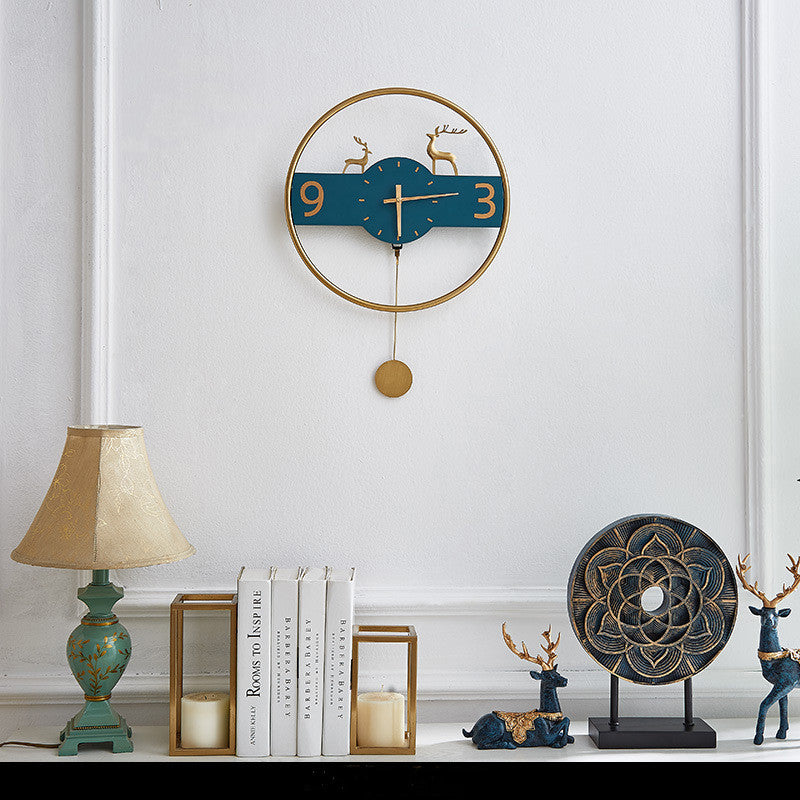Orologio da parete Gufo arancione