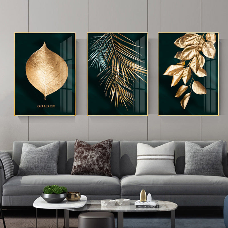 Trittico nordico foglie