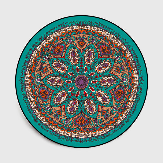 Tappetino mandala rotondo