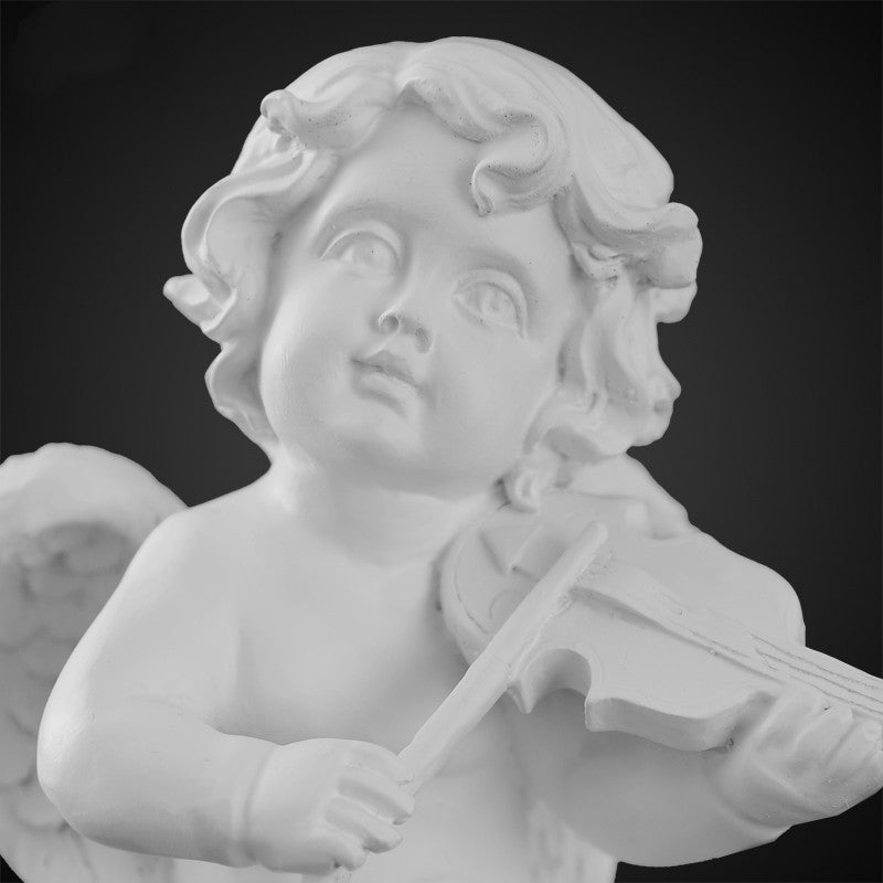 Busto angelo violino su base