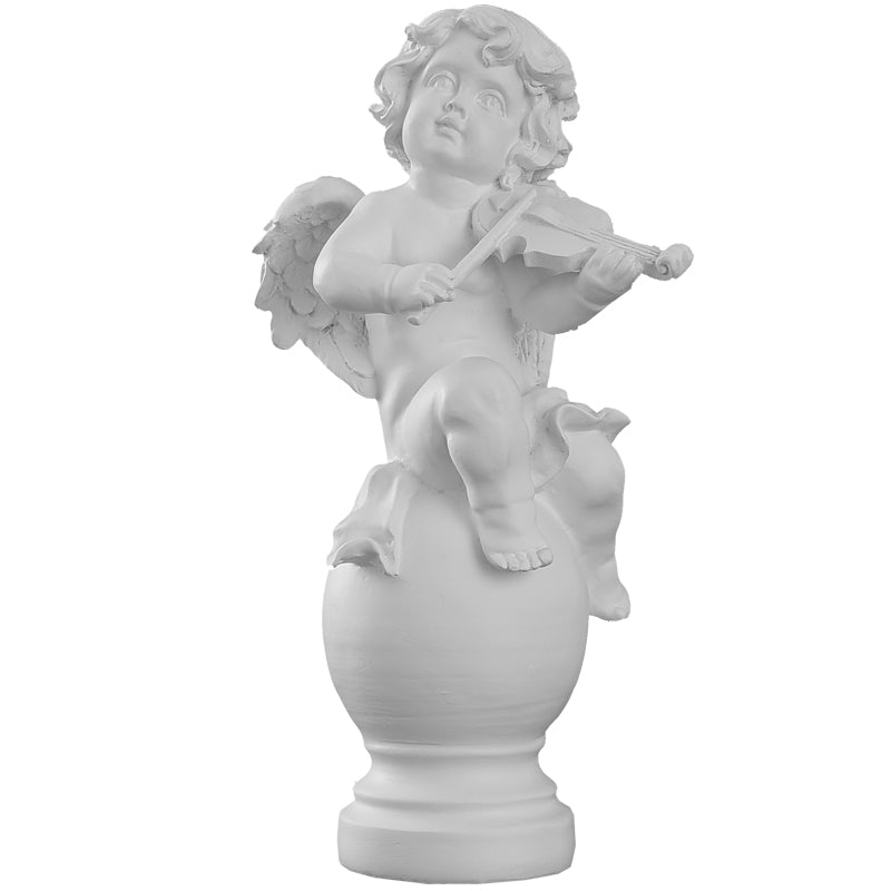 Busto angelo violino su base