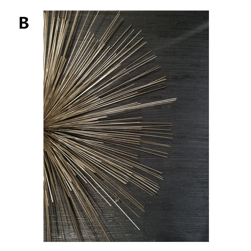 Quadro astratto legno retrò