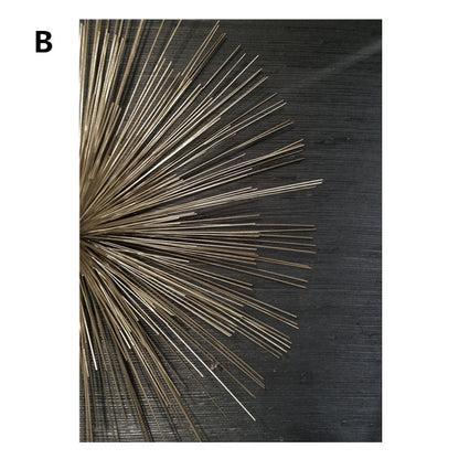 Quadro astratto legno retrò