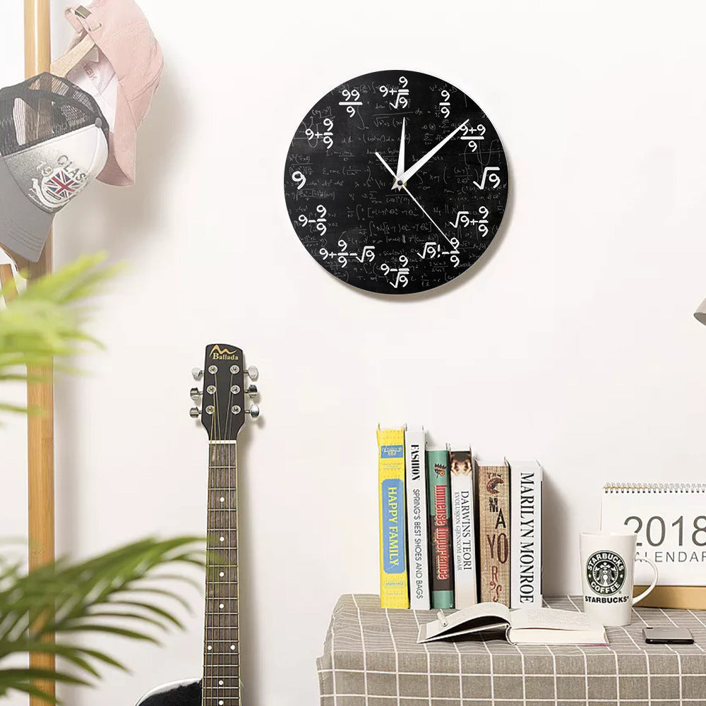 Orologio da parete Formule matematiche