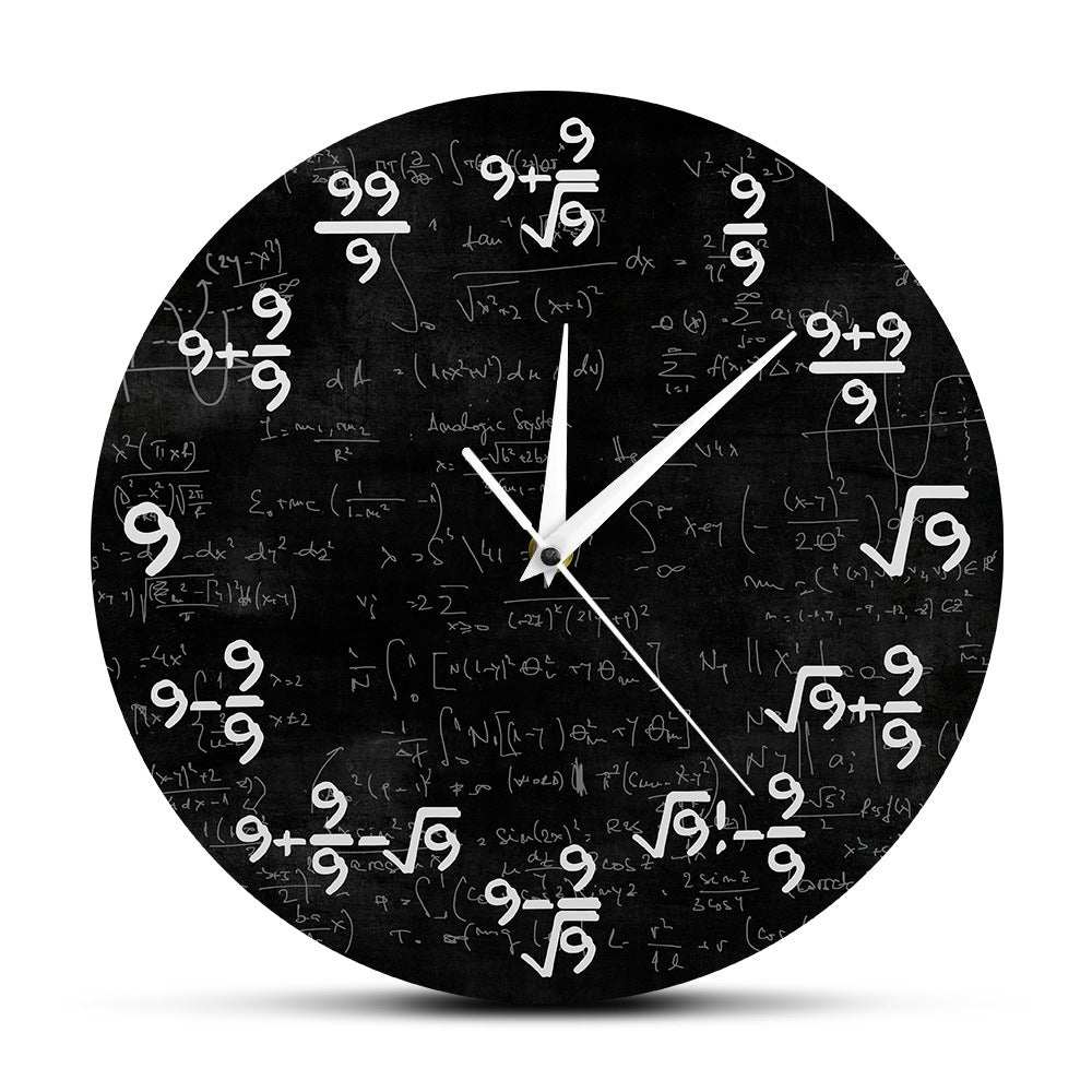 Orologio da parete Formule matematiche