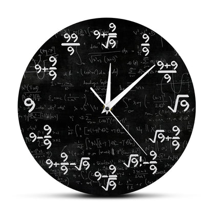 Orologio da parete Formule matematiche