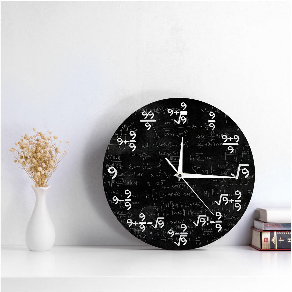 Orologio da parete Formule matematiche