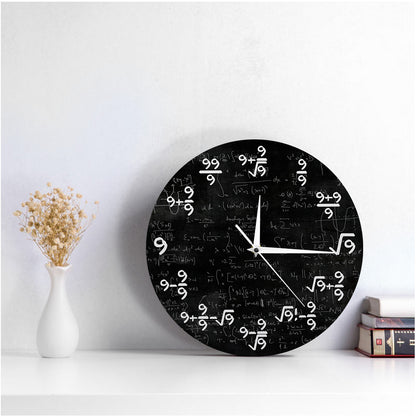 Orologio da parete Formule matematiche