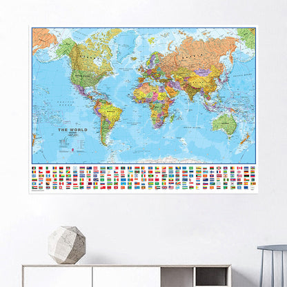Poster mappa mondo