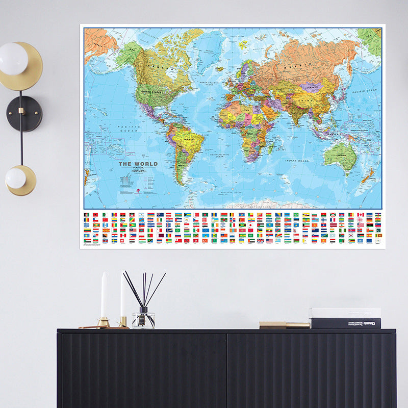 Poster mappa mondo
